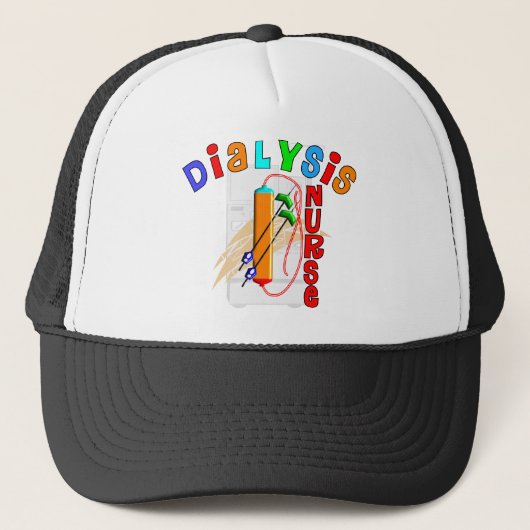Casquette Cadeaux d'infirmière de dialyse (Devant)