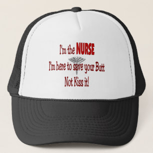 Casquette Cadeaux drôles d'infirmière