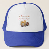 Casquette Cadeaux et Boules de Noël (Devant)