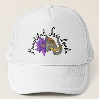 Casquette Cadeaux sri lankais avec éléphant et lotus