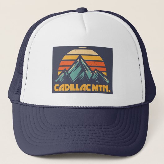 Casquette Cadillac Mountain Retro Turquoise (Devant)