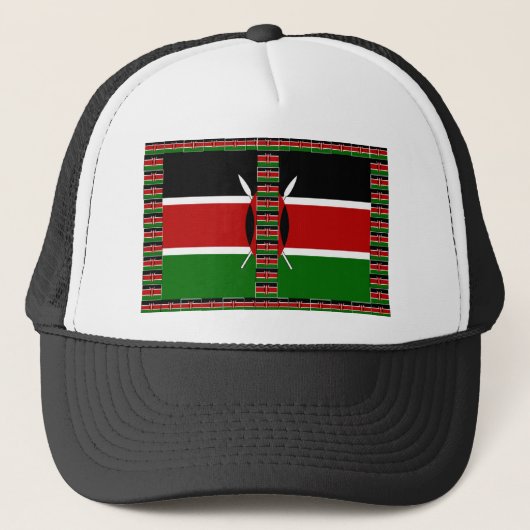 Casquette Cadres frontaliers du Kenya Seless Flags (Devant)