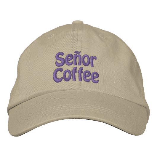CASQUETTE CAFÉ SEÑOR (Devant)