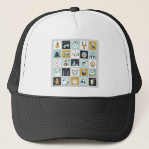 Casquette Calendrier de l'arrivée Calendrier imprimable