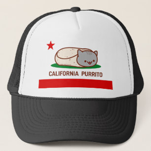 Casquette CALIFORNIE PURRITO - Chat drôle