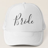 Casquette Calligraphie de mariée Typographie Mariage Fiançai (Devant)