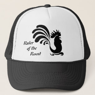 Casquette Calot de coq stylisé "Roi du poulailler"