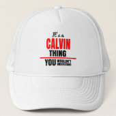 Casquette Calvin ce que vous ne comprendriez pas nom (Devant)