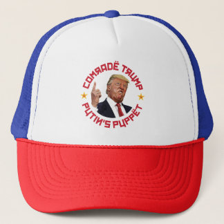 Casquette Camarade Trump : La marionnette de Poutine, illust