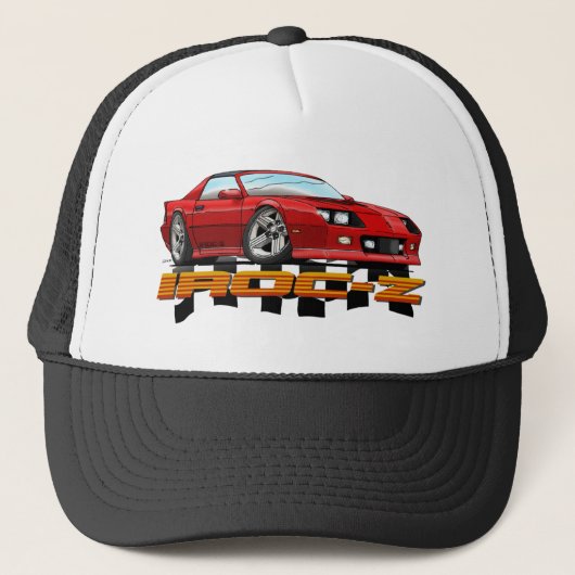 Casquette CAMARO_IROC_Z_red (Devant)