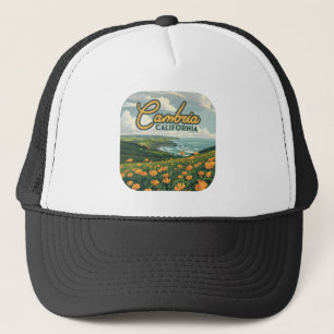 Casquette Cambria Californie Pies Fleurs Côte Pacifique