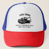 Casquette Camel Towing Funny Humour Snapback Rétro (Devant)