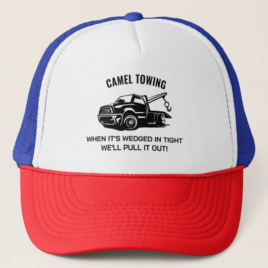 Casquette Camel Towing Funny Humour Snapback Rétro (Devant)