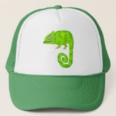 Casquette Caméléon mignon vert (Devant)
