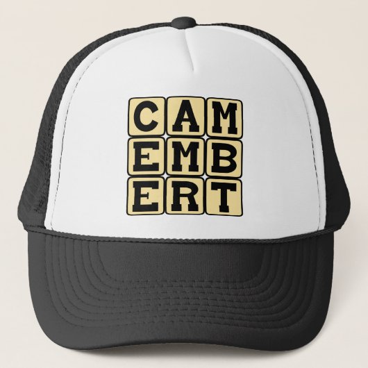 Casquette Camembert, fromage doux (Devant)