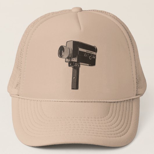 Casquette Caméra vidéo Pop Art Super 8 (Devant)