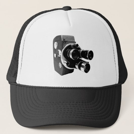 Casquette caméra vidéo vintage (Devant)