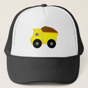 Casquette Camion à benne basculante jaune