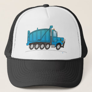 Casquette Camion à vidange lourd bleu