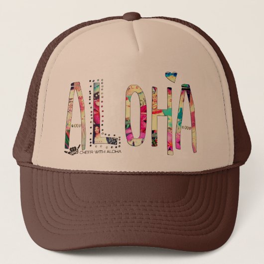 Casquette Camion CWA ALOHA COLLAGE (Devant)
