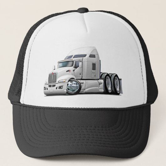 Casquette Camion de blanc de Kenworth 660 (Devant)
