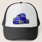 Casquette Camion de bleu de Peterbilt (Devant)