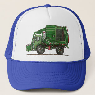 Casquette Camion de déchets mignon de camion à ordures