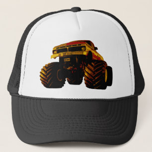 Casquette Camion de monstre orange