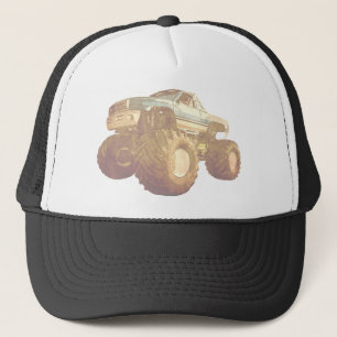 Casquette Camion de monstre pâle