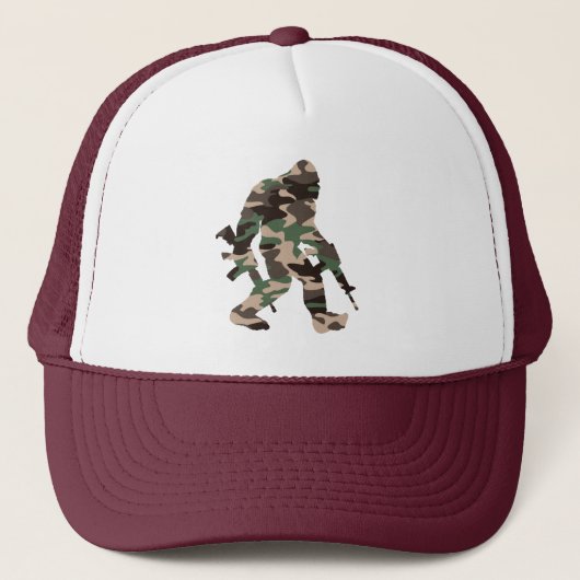 Casquette Camo Bigfoot Sasquatch (Devant)