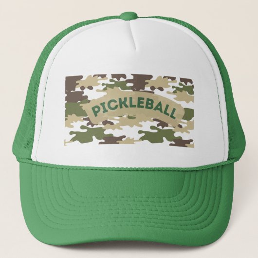 Casquette Camo de Pickleball (Devant)