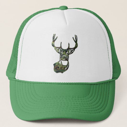 Casquette Camo - Queue blanche Buck Deer (Devant)