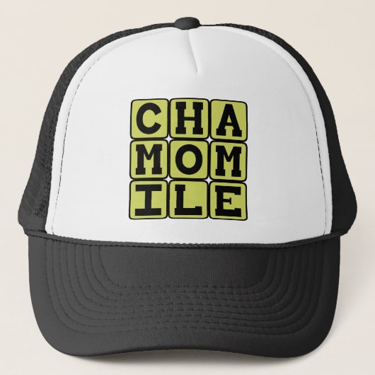 Casquette Camomille, Type de thé (Devant)