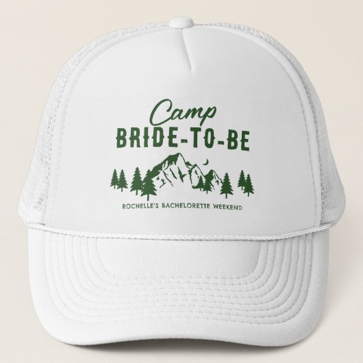 Casquette Camp Bachelorette Future Mariée (Devant)