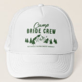 Casquette Camp Bachelorette I Do Bride Crew (Devant)