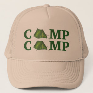 Casquette CAMP Tente verte Camping Camping Randonnée Camper