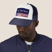 Casquette Campagne politique patriotique (En situation)