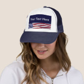 Casquette Campagne politique patriotique (En situation)