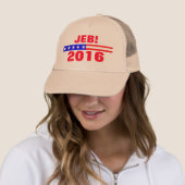 Casquette Campagne présidentielle de 2016 en Jeb (En situation)