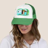 Casquette Camper Vintage Retro customisé (En situation)