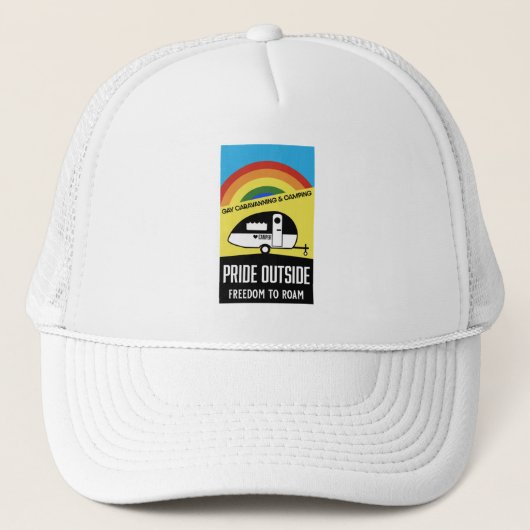 Casquette Camping caravane gay (Devant)