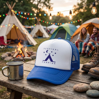 Casquette Camping de festival 