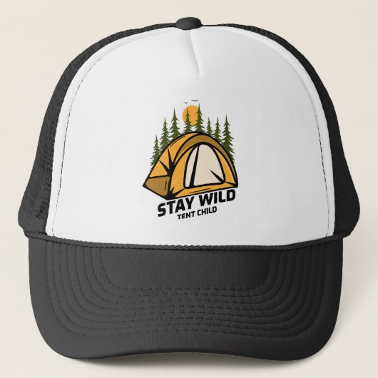 Casquette Camping de tente (Devant)