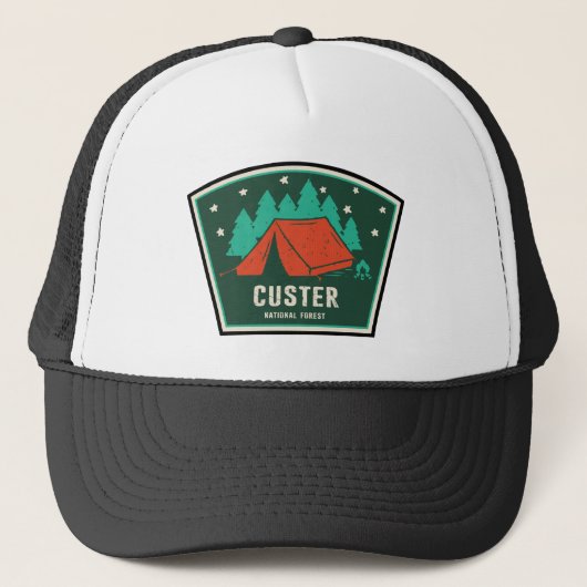 Casquette Camping forestier national Custer (Devant)
