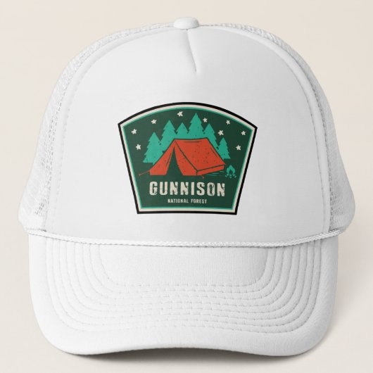 Casquette Camping forestier national de Gunnison (Devant)