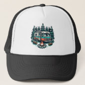 Casquette Camping Lovers Retro RV Camper (Devant)
