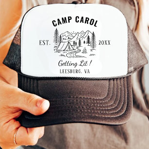 Casquette Camping personnalisé Cabine de camping pour enterr