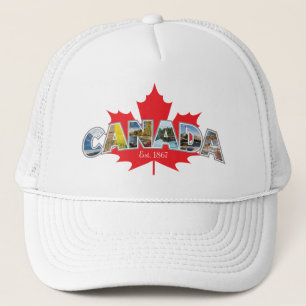 Casquette "Canada Est. 1867" Avec Graphique Feuille D'Érable