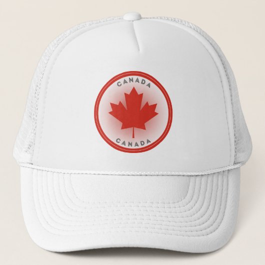 Casquette Canada Maple Leaf Circle Shape (Devant)