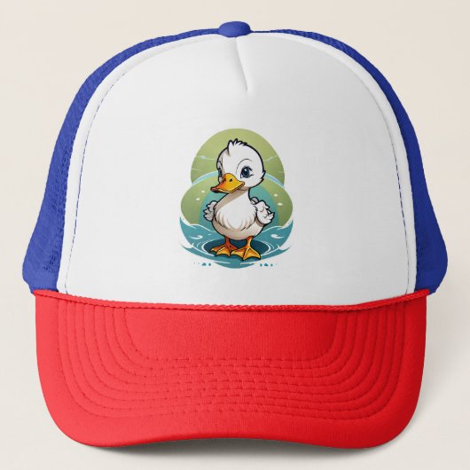 Casquette canard blanc (Devant)
